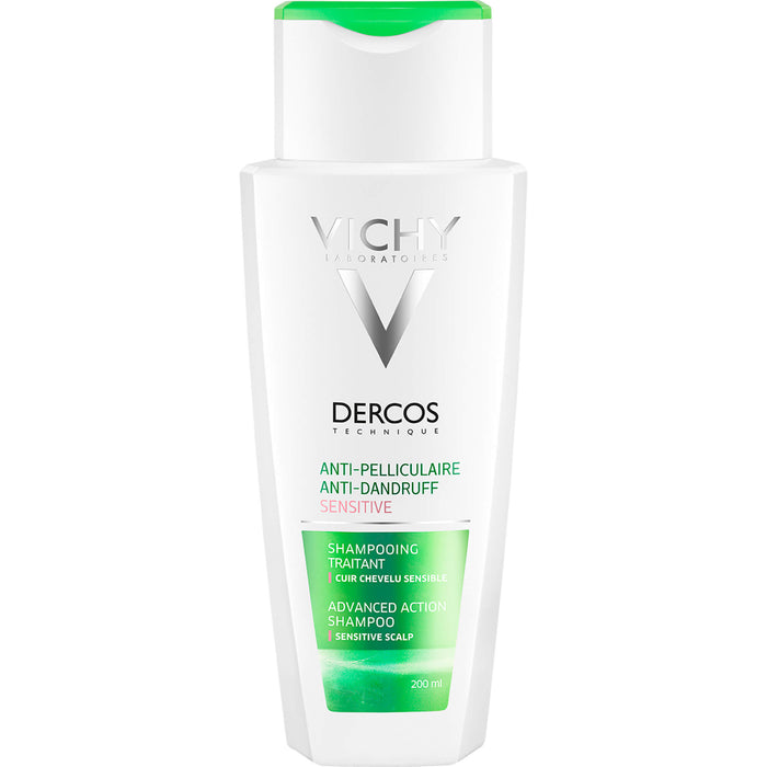 VICHY Dercos Anti-Schuppen sensitive Shampoo, 200 ml Shampoing