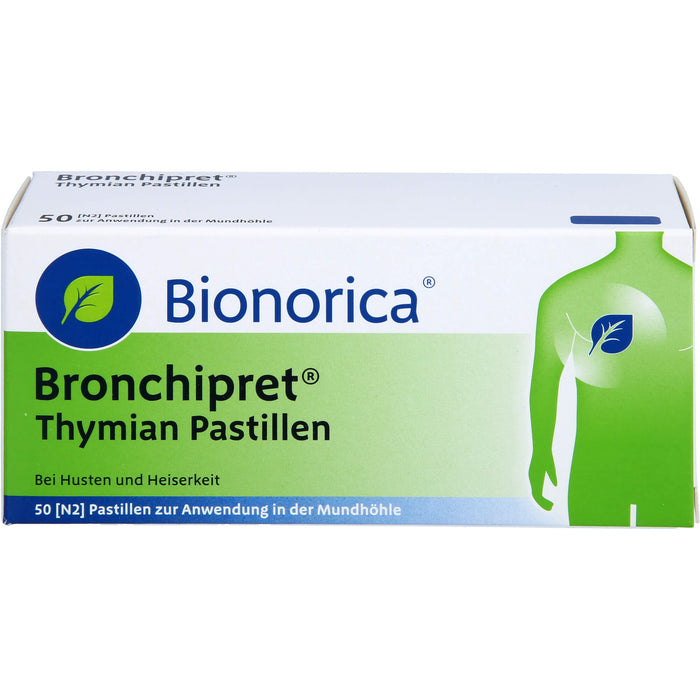 Bronchipret Thymian Pastillen bei Husten und Heiserkeit, 50 pcs. Pastilles