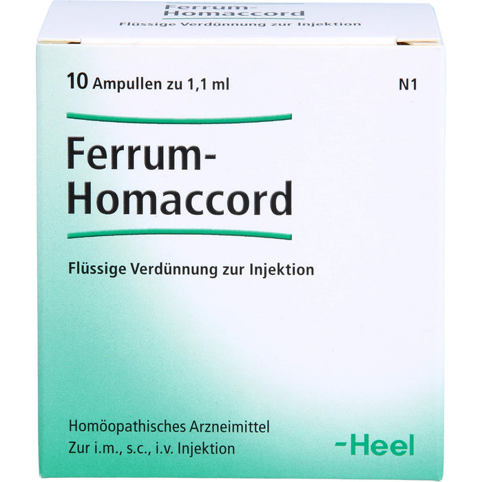 Ferrum-Homaccord flüssige Verdünnung, 10 pcs. Ampoules