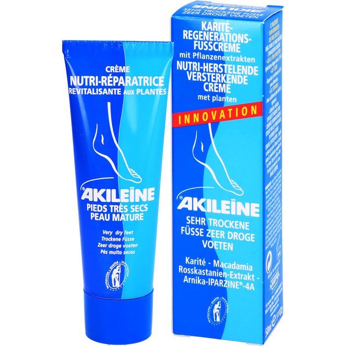 AKILEÏNE Karité-Regenerations-Fusscreme, 50 ml Creme