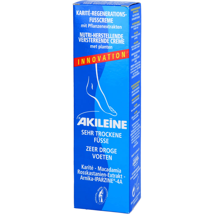 AKILEÏNE Karité-Regenerations-Fußcreme, 100 ml Creme