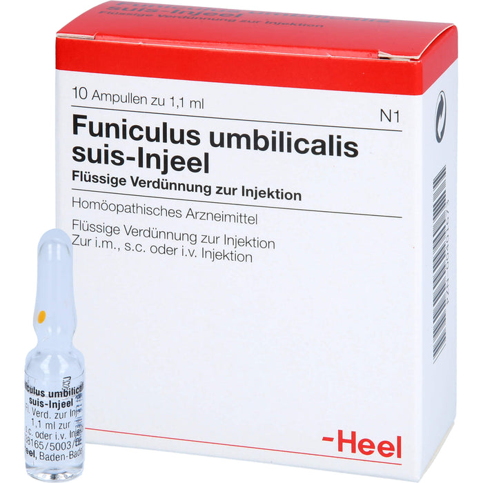 Heel Funiculus umbilicalis suis-Injeel flüssige Verdünnung zur Injektion, 10 pcs. Ampoules