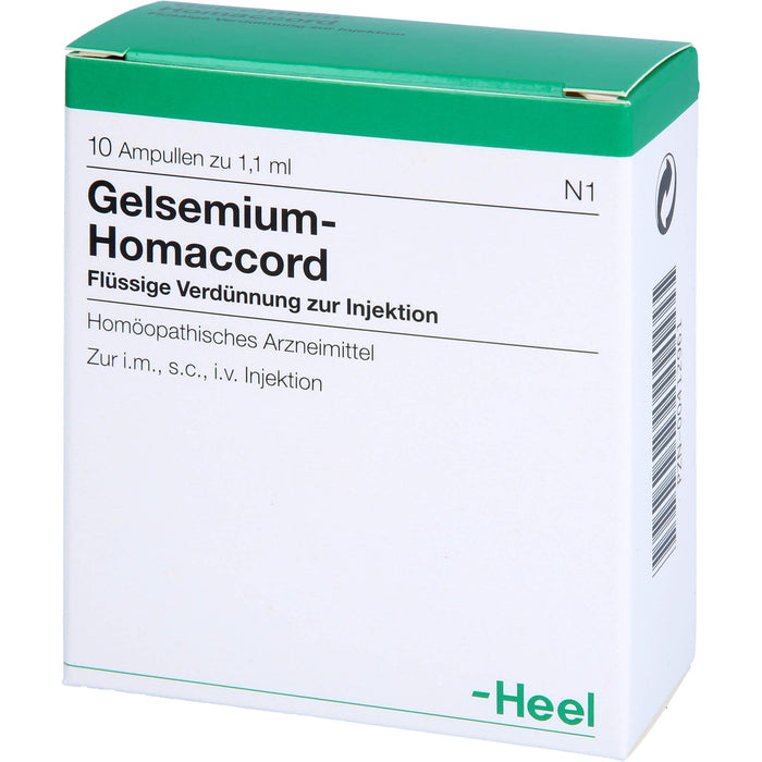 Gelsemium-Homaccord flüssige Verdünnung, 10 pcs. Ampoules