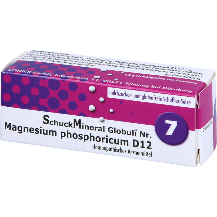 Schuckmineral Globuli 7 Magnesium phosphoricum D12, 7.5 g GLO