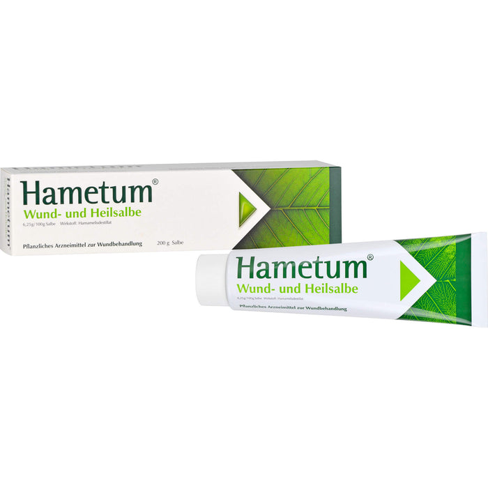 Hametum Wund- und Heilsalbe zur Wundbehandlung, 200 g Salbe