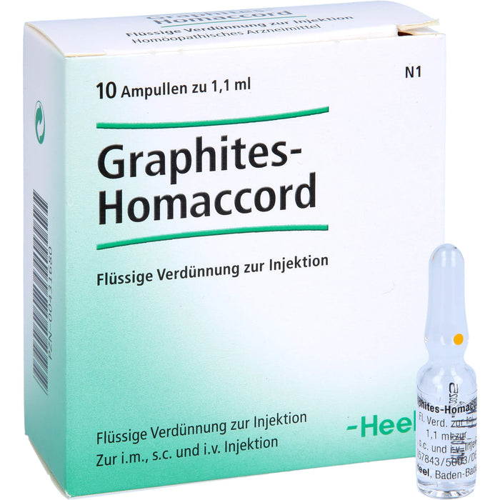 Heel Graphites-Homaccord flüssige Verdünnung zur Injektion, 10 pc Ampoules