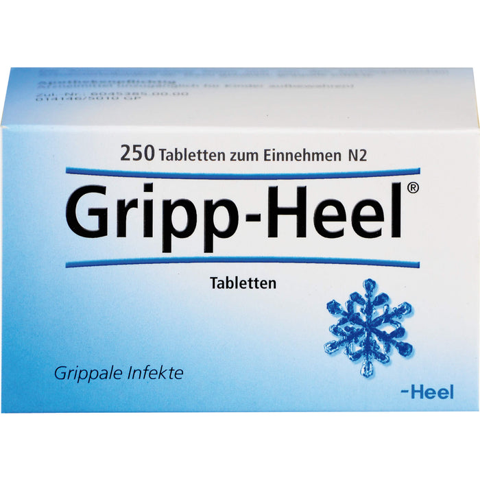 Gripp-Heel Tabletten bei grippalen Infekten, 250 pcs. Tablets