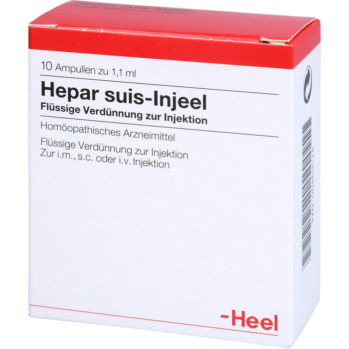 Hepar suis-Injeel flüssige Verdünnung, 10 pcs. Ampoules