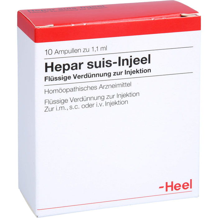 Hepar suis-Injeel flüssige Verdünnung, 10 pc Ampoules