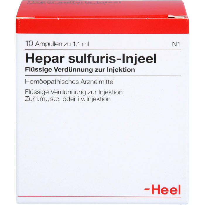 Hepar sulfuris-Injeel Inj.-Lsg., 10 St AMP