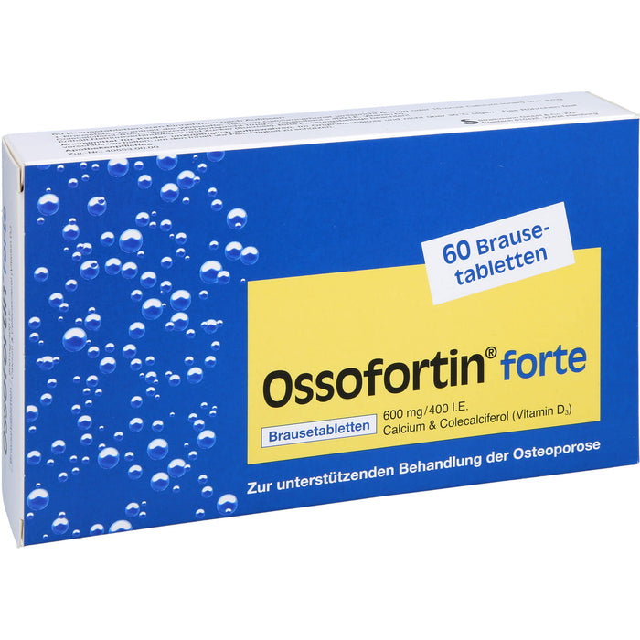 Ossofortin forte 600 mg/400 I.E. Brausetabletten, 60 St BTA