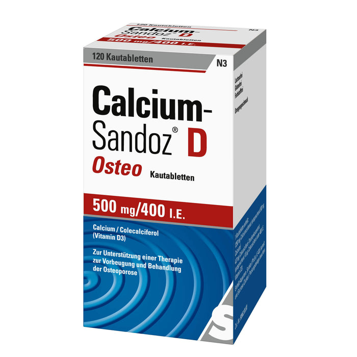 Calcium-Sandoz D Osteo Kautabletten, 120 pcs. Tablets