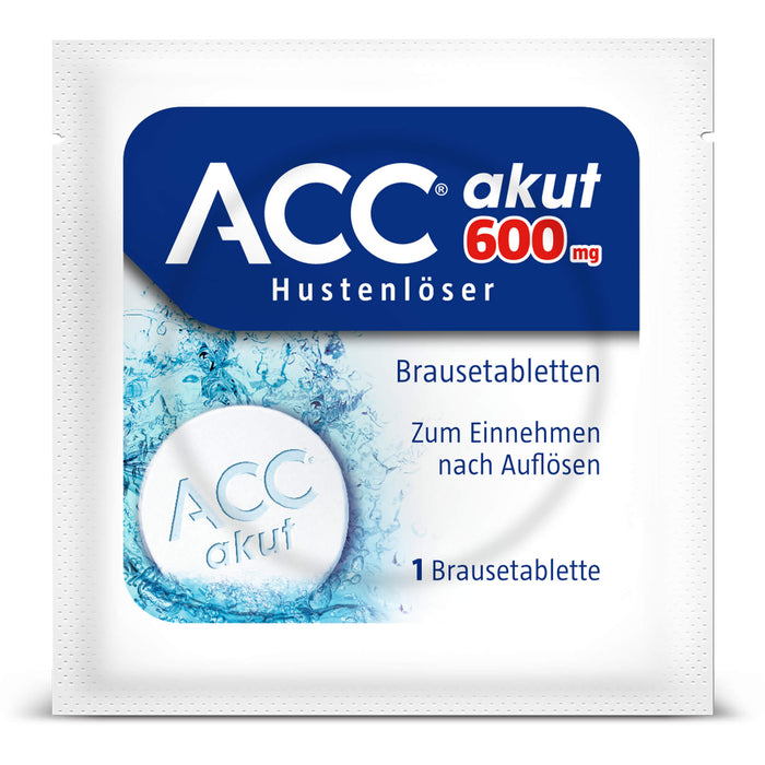 ACC akut 600 mg Hustenlöser Brausetabletten, 40 pc Tablettes