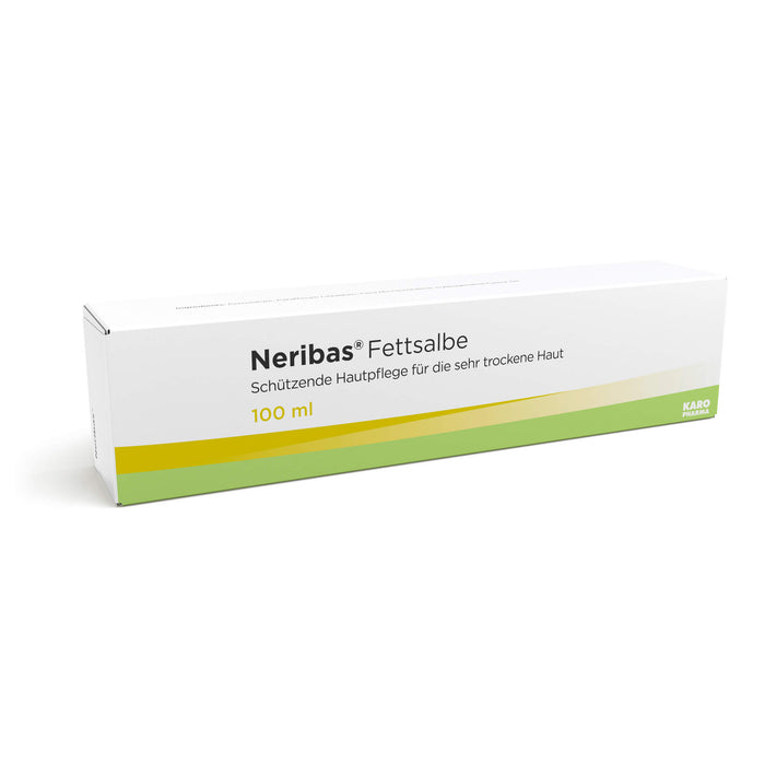 Neribas Fettsalbe schützende Hautpflege für sehr trockene Haut, 100 ml Onguent gras
