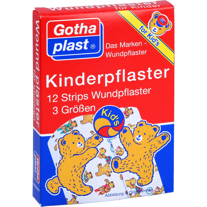 Gothaplast Kinderpflaster Strips, 12 pcs. Patch