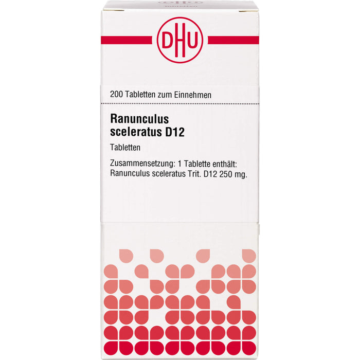 Ranunculus sceleratus D12 DHU Tabletten, 200 St. Tabletten