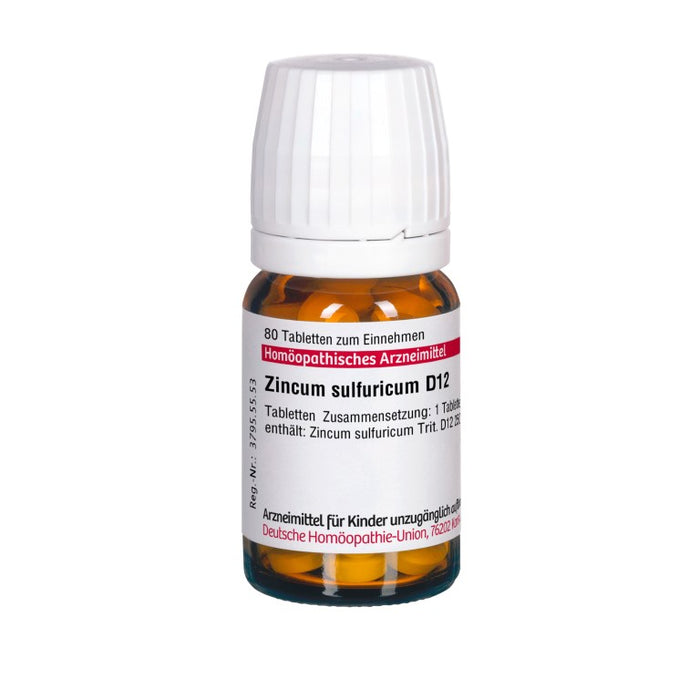 DHU Zincum sulfuricum D12 Tabletten, 80 pcs. Tablets