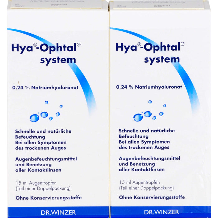 Hya-Ophtal system, 2X15 ml ATR