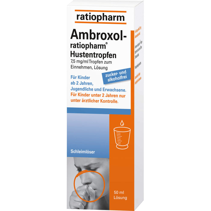 Ambroxol-ratiopharm Hustentropfen, 50 ml Solution