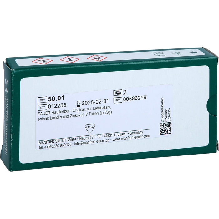 SAUER Hautkleber, 56 g Cream