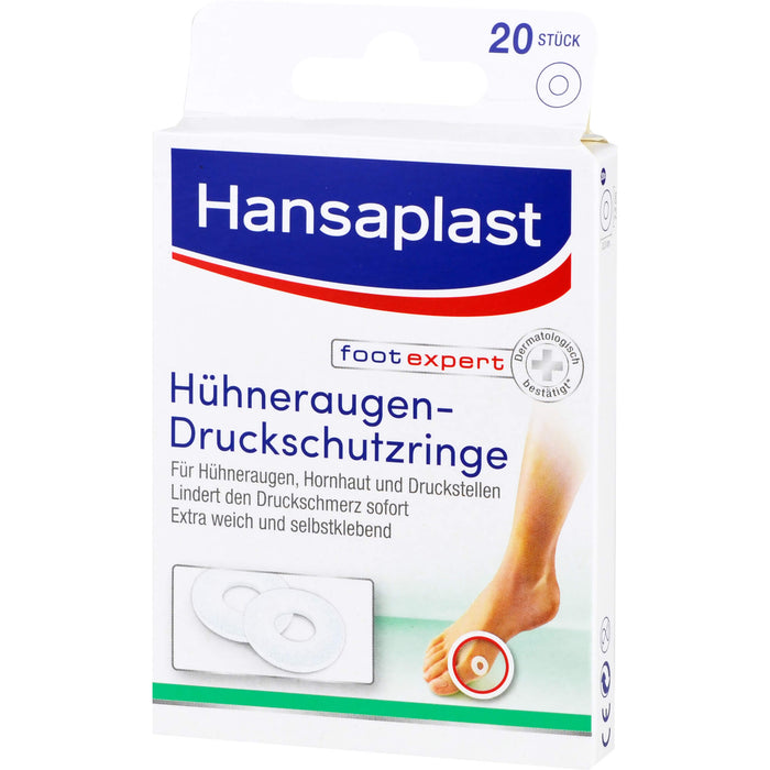 Hansaplast Hühneraugen-Druckschutzringe, 20 pcs. Patch