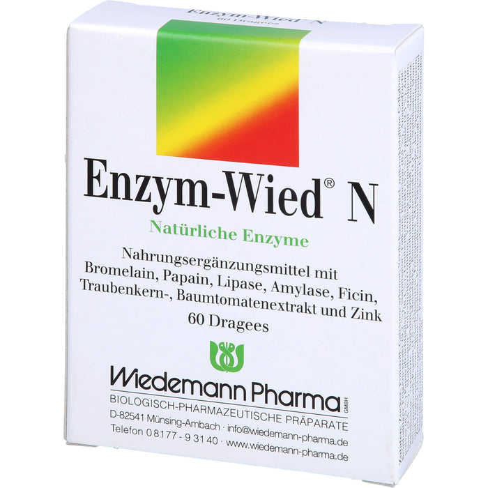 Enzym-Wied N natürliche Enzyme Dragees, 60 pcs. Tablets