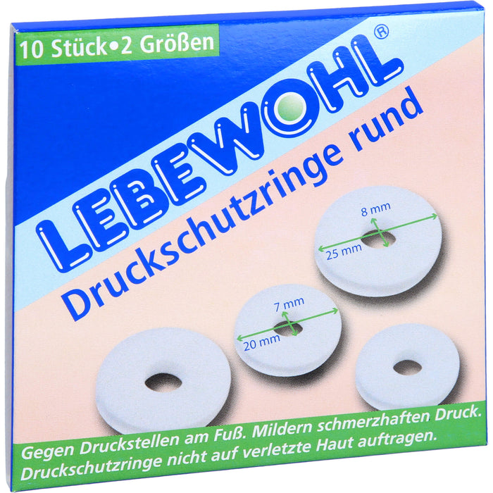 LEBEWOHL DRUCKSCH RINGE RU, 10 pcs. Patch