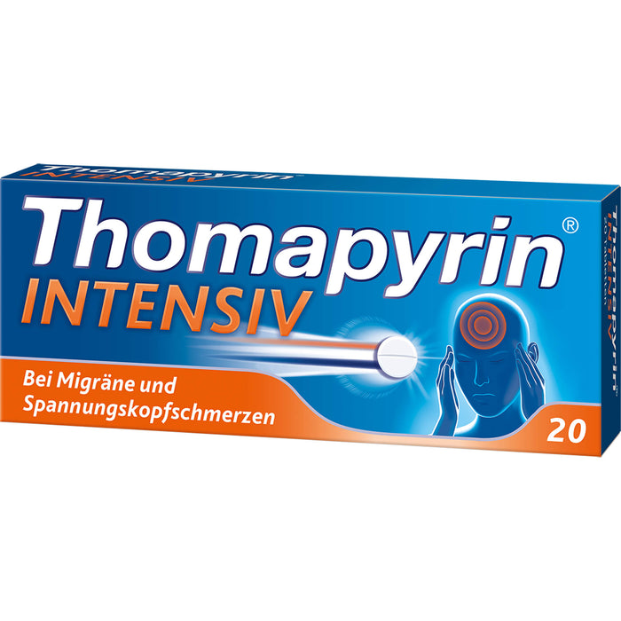 Thomapyrin intensiv Tabletten Original von Sanofi-Aventis, 20 pcs. Tablets