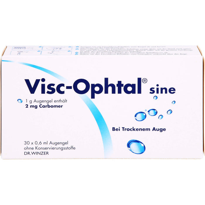 DR.WINZER Visc-Ophtal sine Augengel bei trockenem Auge, 30 pc Gel