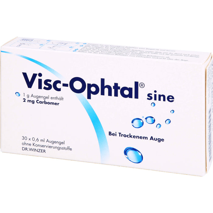 DR.WINZER Visc-Ophtal sine Augengel bei trockenem Auge, 30 pc Gel