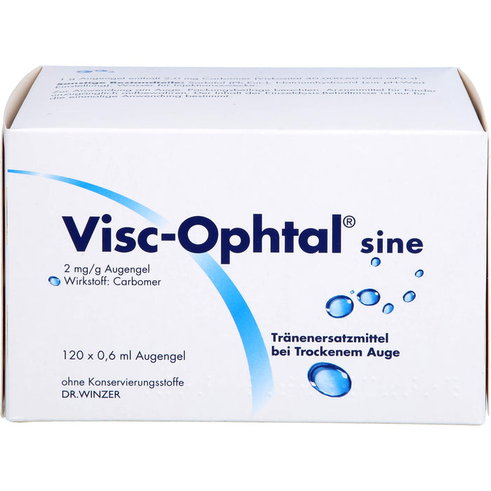 Visc-Ophtal sine Augengel bei trockenem Auge, 120 St. Einzeldosispipetten