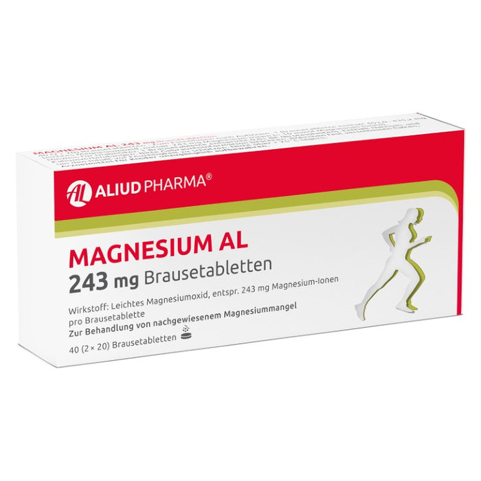 Magnesium AL 243 mg Brausetabletten, 40 pc Tablettes