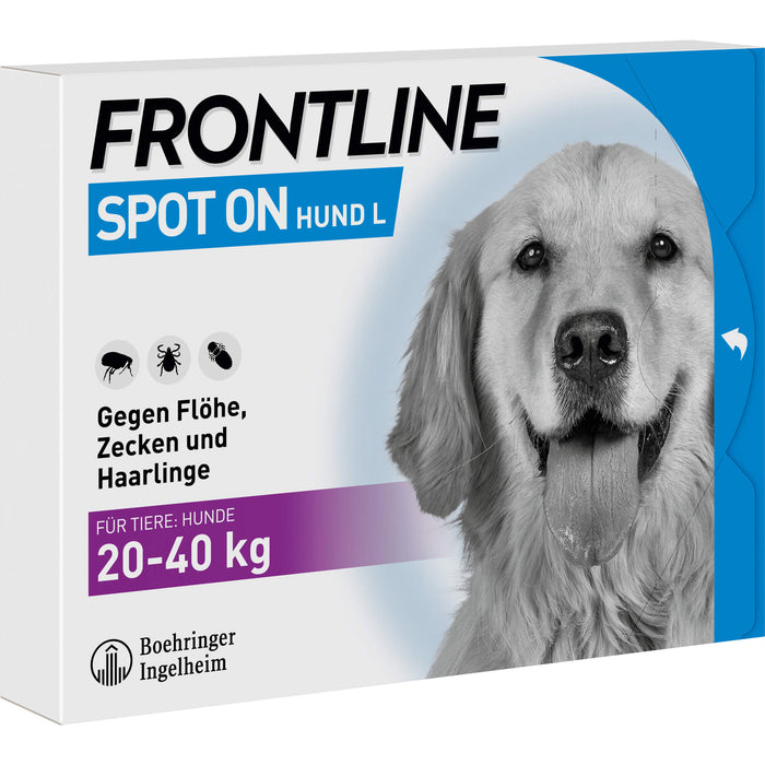 FRONTLINE Spot on Hund L 20-40 kg Pipetten, 3 pcs. Ampoules