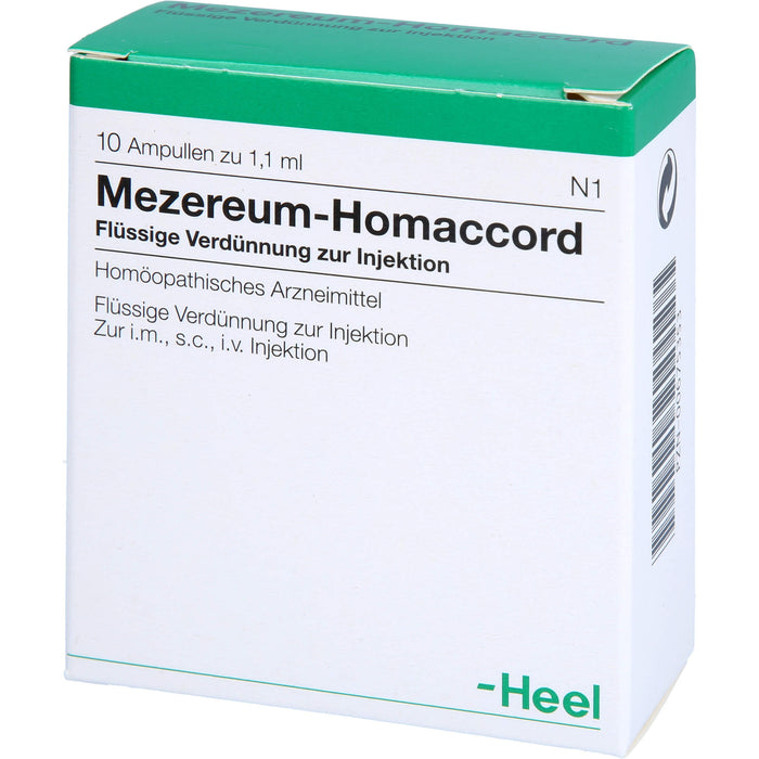 Mezereum-Homaccord flüssige Verdünnung, 10 pcs. Ampoules