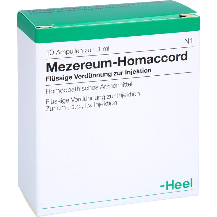 Mezereum-Homaccord flüssige Verdünnung, 10 pcs. Ampoules