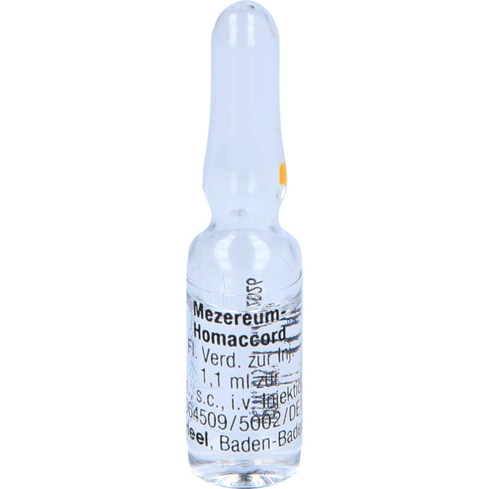 Mezereum-Homaccord flüssige Verdünnung, 10 pc Ampoules