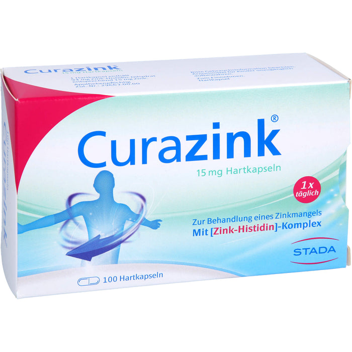 Curazink 15 mg Hartkapseln, 100 St. Kapseln