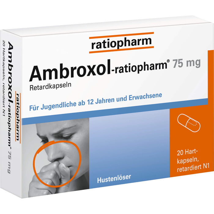 Ambroxol-ratiopharm 75 mg Hustenlöser Hartkapseln, 20 pcs. Capsules