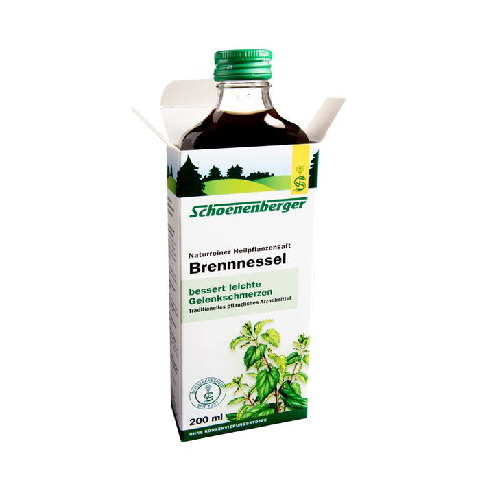 Schoenenberger Brennnessel naturreiner Heilpflanzensaft, 200 ml Solution