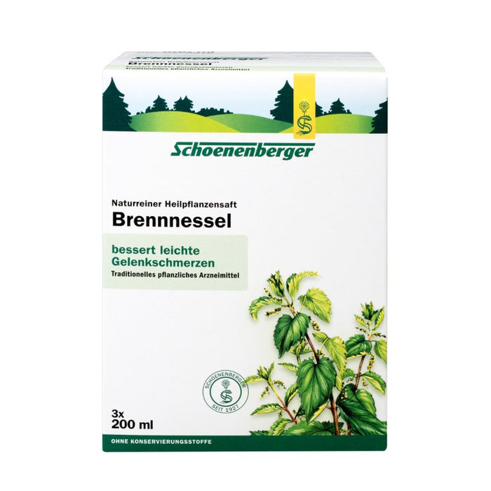 Schoenenberger Brennnessel naturreiner Heilpflanzensaft, 600 ml Solution