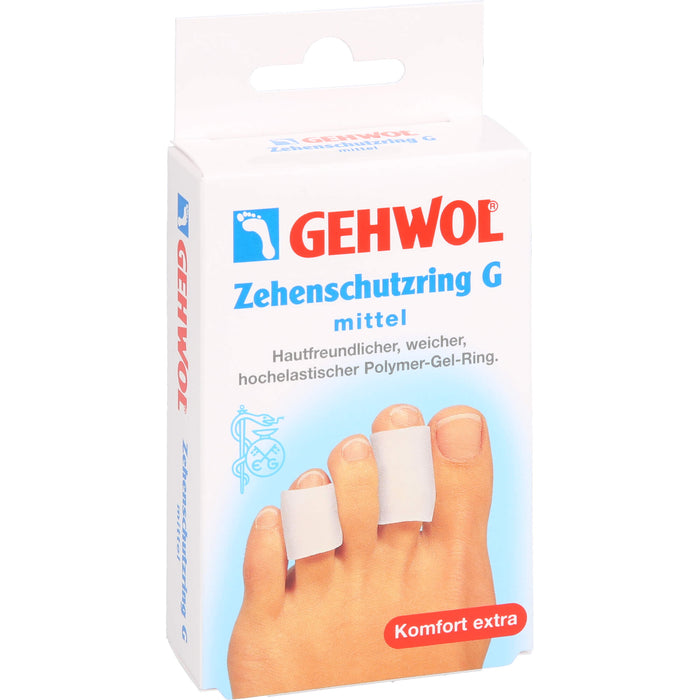 GEHWOL Polymer-Gel Zehenschutzring G mittel, 2 St