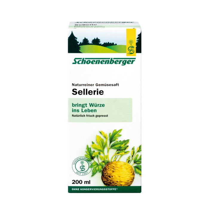 Schoenenberger Naturreiner Gemüsesaft Sellerie, 200 ml Solution