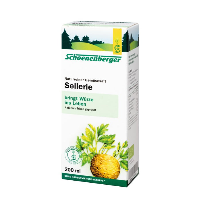 Schoenenberger Naturreiner Gemüsesaft Sellerie, 200 ml Lösung