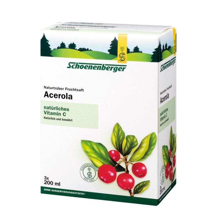 Schoenenberger naturtrüber Fruchtsaft Acerola, 600 ml Solution