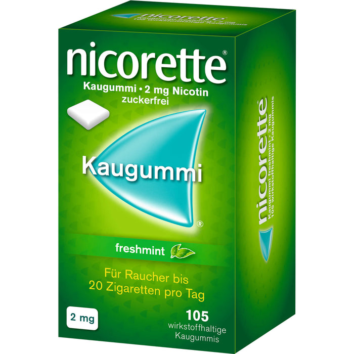 nicorette Kaugummi 2 mg freshmint Reimport EMRAmed, 105 St. Kaugummi