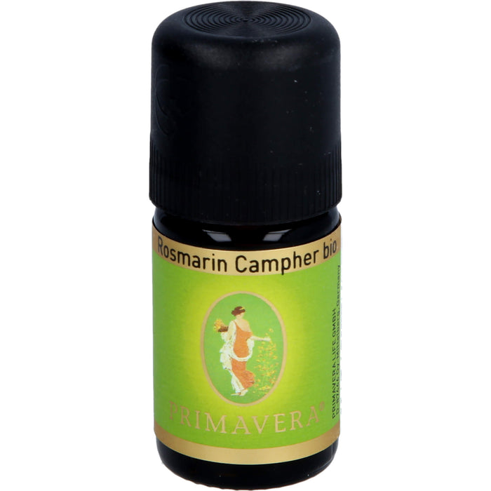 PRIMAVERA Rosmarin Campher bio naturreines ätherisches Öl, 5 ml Huile éthérique