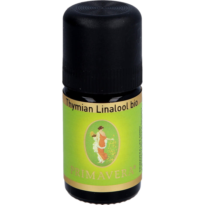 PRIMAVERA Thymian Linalol bio 100% naturreines Ätherisches Öl, 5 ml Huile éthérique