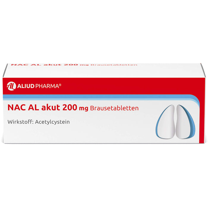 NAC AL akut 200 mg Brausetabletten zur Schleimlösung, 20 St. Tabletten