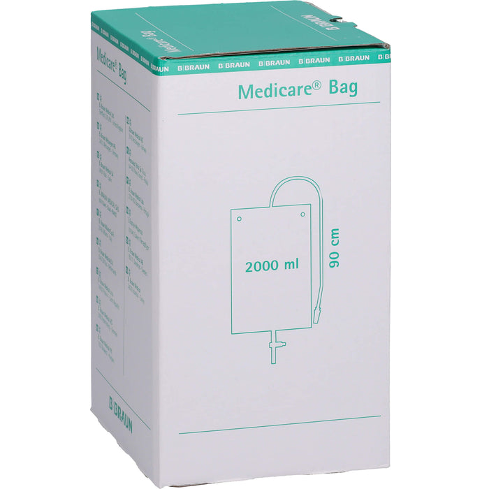 Medicare Bag 2000ml unst.m.90cm Schlauch u. Ablauf, 10 St BEU