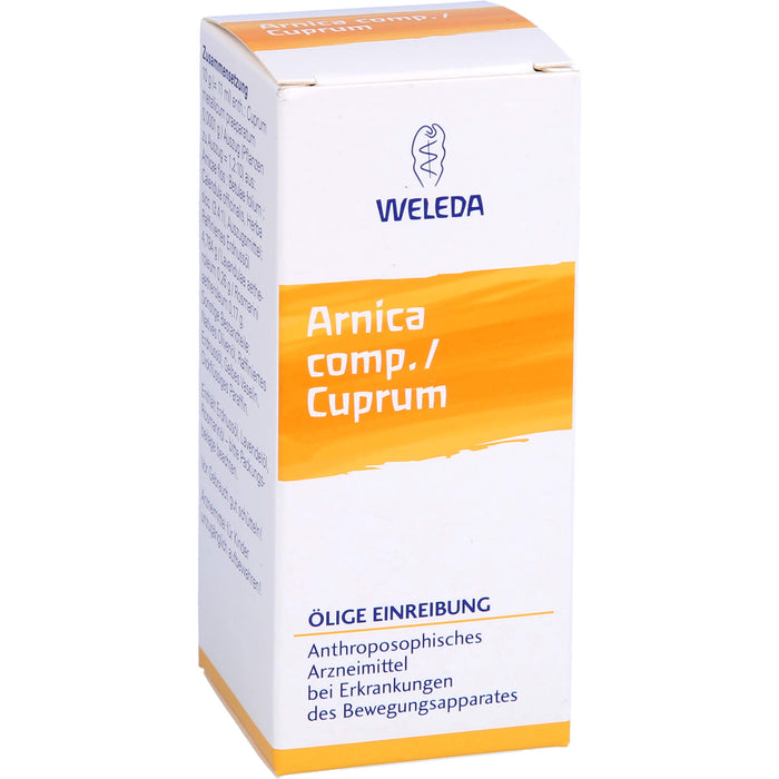 WELEDA Arnica comp. / Cuprum ölige Einreibung, 50 ml Einreibung